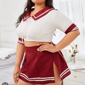 Sexy School Girl Sailor Plus Size Costume 2XL